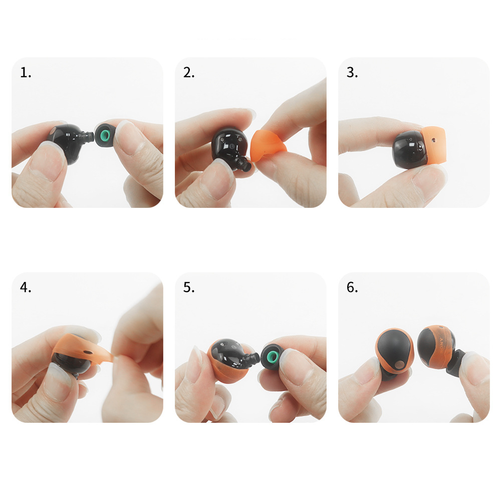 Sony Headphone Wf-1000Xm5 - 5 Pairs Silicone Ear Tips Cover