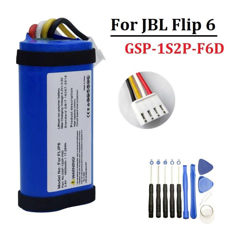 Jbl Speaker Flip 6 - 4800mAh Battery For JBL Flip 6