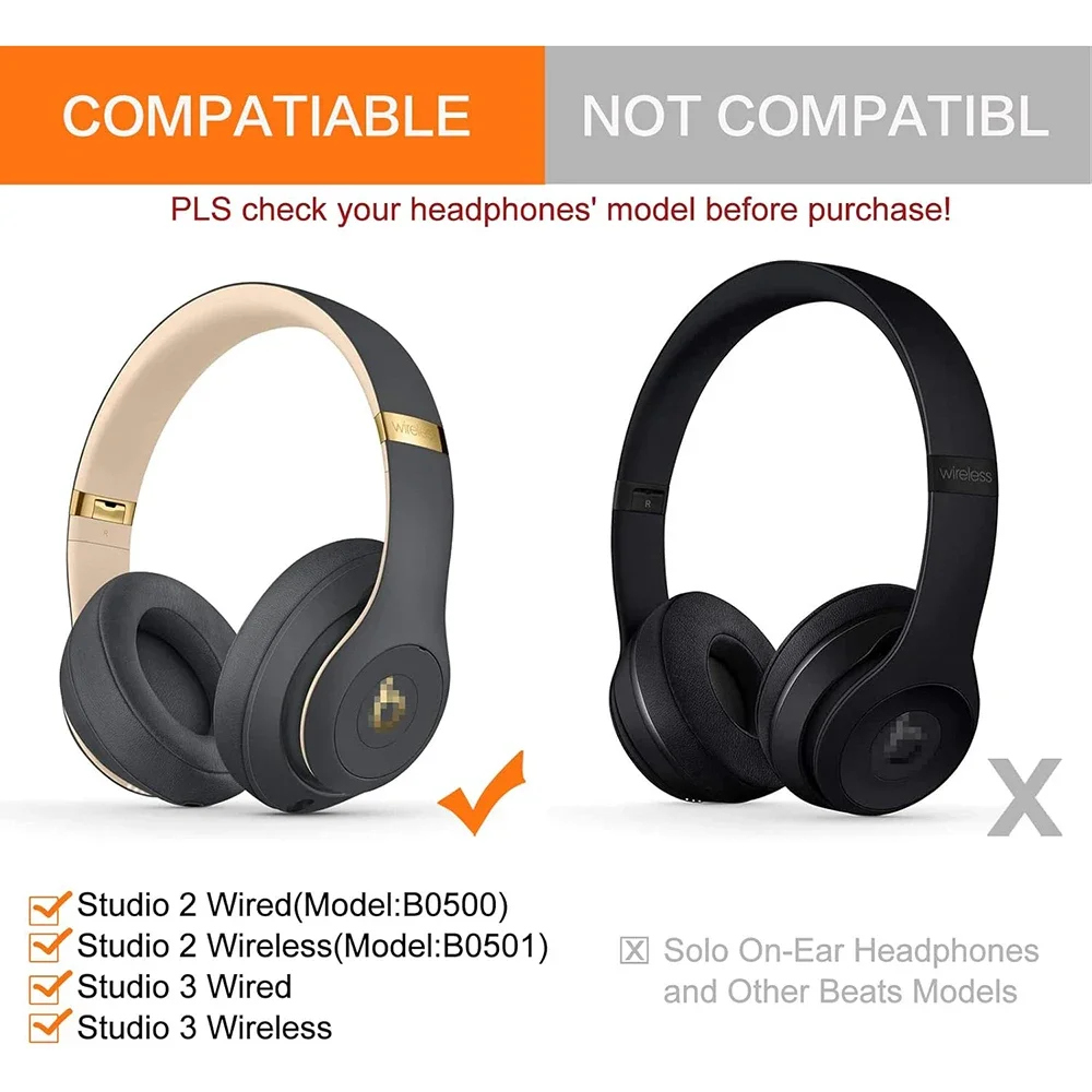 Beats Headphone Solo 4 - Sport Cooling-Gel Replacement Ear Pads for