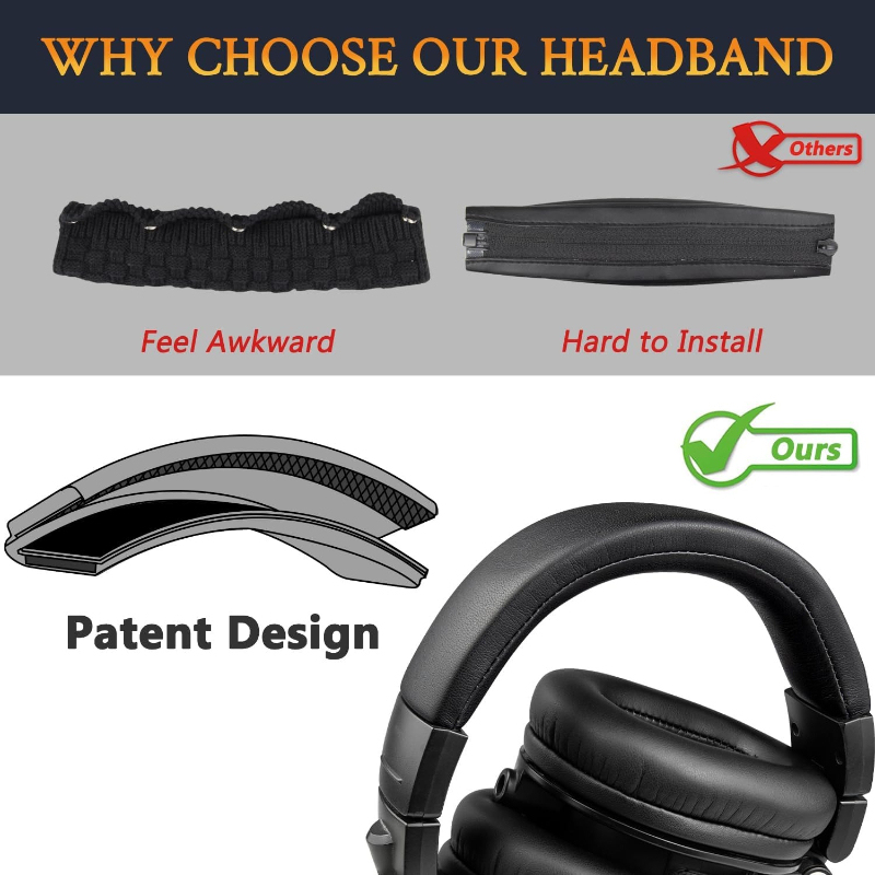 Replacement Headband for Audio - Audio Technica Headphone Ath-M20X recension och pris