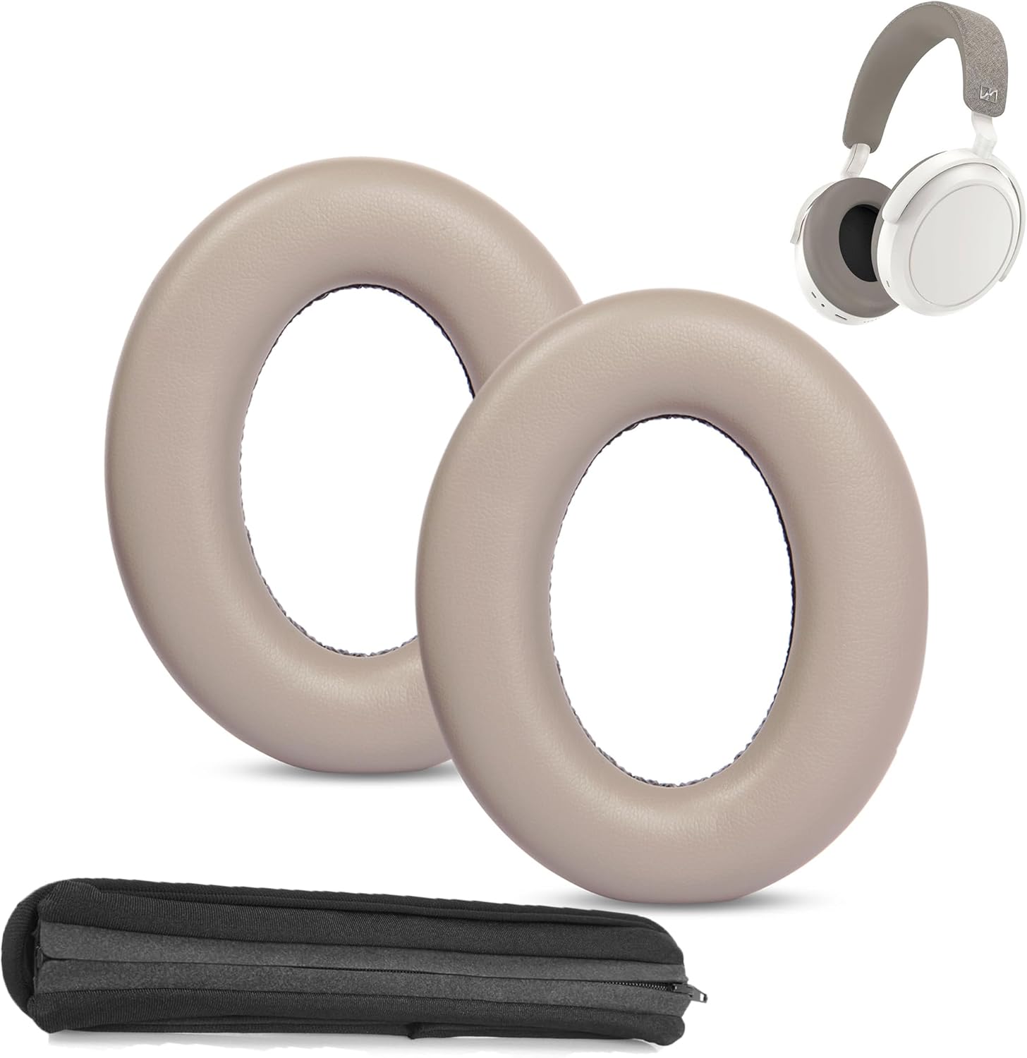 Soft pro Earpads Cushion Handb - Sennheiser Headphone Momentum 4 recension och pris