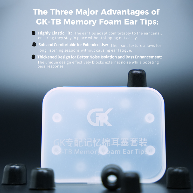 GK-TB 3Pair(6pcs) Noise Isolat - Earphone Foam Tip recension och pris